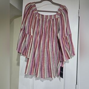 SIZE 2X CHAPS STRIPE TOP